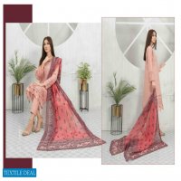 Tawakkal Saiqa Lawn Schiffli Embroidered Fancy Dupatta Pakistani Suits
