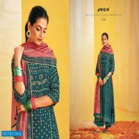 Jay Vijay Naveli Wholesale Pure Moga Silk With Hand Work Salwar Suits