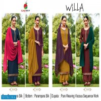 CHERRY WILLA FANCY ETHNIC WEAR LADIES SUITS