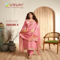 Zareena vol 4 by vinay dola jacquard exclusive salwar kameez
