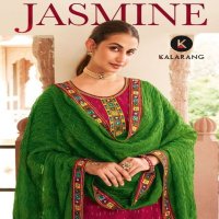 kalarang jasmine fancy ladies suits wholesaler