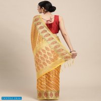 Krishna Fashion Natasha Wholesale Organza Ruch Pallu Indian Sarees