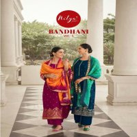 LT Nitya Bandhani Vol-3 wholesale Dola Jacquard With Work Salwar Suits