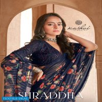 Kashvi Shraddha Wholesale Georgette With Work Blouse Sarees