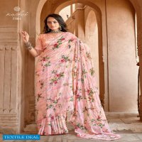 Kashvi Shraddha Wholesale Georgette With Work Blouse Sarees