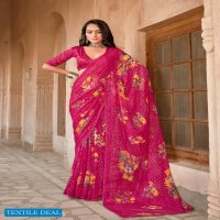 Kashvi Shraddha Wholesale Georgette With Work Blouse Sarees