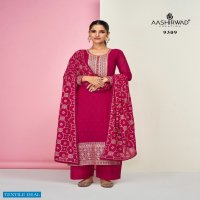 Aashirwad Sajal Wholesale Straight Indian Salwar Kameez