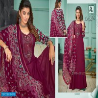 Alok Amber Wholesale Pure Viscose Reyon With Work Dress Material