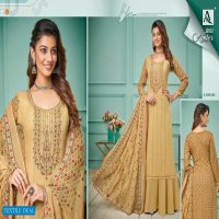 Alok Amber Wholesale Pure Viscose Reyon With Work Dress Material