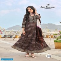 Rani Bhatiyani Ankita Vol-3 Wholesale Anarkali Kurti With Dupatta Catalogs