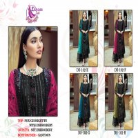 DINSAA SUIT D NO 102 GEORGETTE REGAL LOOK SALWAR SUIT CATALOG