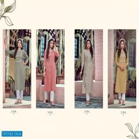 Kalaroop Jaggi Wholesale Fancy Reyon With Work Long Kurtis