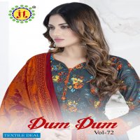 JT Dum Dum Vol-72 Wholesale Pure Cotton Printed Dress Material