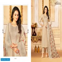 Vishnu Safeena Wholesale Gadwal Silk Dress Material