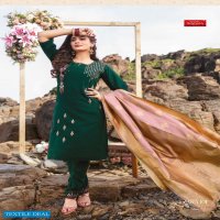 Wanna Zara Wholesale Fancy Hand Work Kurti With Pant And Dupatta Catalogs