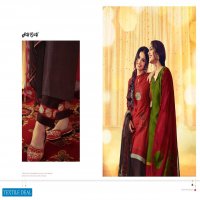 Jay Vijay Munira Wholesale Pure Bemberg Tusser Silk With Hand Work Salwar Suits