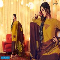 Jay Vijay Munira Wholesale Pure Bemberg Tusser Silk With Hand Work Salwar Suits