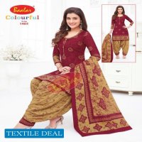 Baalar Colourful Vol-14 Wholesale Unstitched Cotton Printed Dress Material