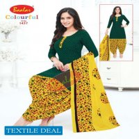 Baalar Colourful Vol-14 Wholesale Unstitched Cotton Printed Dress Material