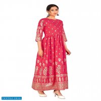 Nazneen Aaina 1023 Series Wholesale 14 Kg Reyon print Gown Catalogs