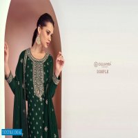 Gulkayra Dimple Wholesale Real Georgette Straight Salwar Suits Catalogs