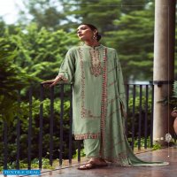 Varsha Kani Wholesale Viscose Musline With Hand Work Salwar Suits