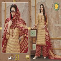 JT Alia Vol-21 Wholesale Pure Cotton Printed Dress Material