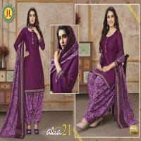 JT Alia Vol-21 Wholesale Pure Cotton Printed Dress Material