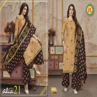 JT Alia Vol-21 Wholesale Pure Cotton Printed Dress Material