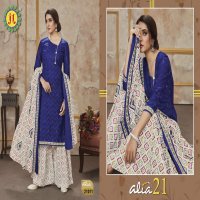 JT Alia Vol-21 Wholesale Pure Cotton Printed Dress Material