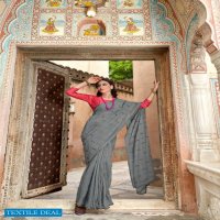 Kashvi Utsav Wholesale Georgette With Antique Copper Zari Sarees