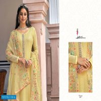 Eba Tiara Wholesale Foux Georgette And Chinon With Work Readymade Straight Salwar Suits