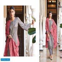 Riana Sanaaya Wholesale Pure Russian Butti Jacquard On Neck And Daaman Salwar Suits