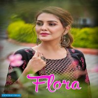 BANWERY FLORA RAYON FOIL PRINT BIG SIZE FLAIR GOWN WHOLESALER