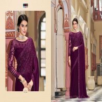 TFH SANDALWOOD VOL 10 SILK EMBROIDERY WEDDING SAREES