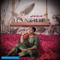 Jay Vijay Rangde Wholesale Pure Moga Silk Jacquard With Work Salwar Suits