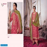 Jay Vijay Rangde Wholesale Pure Moga Silk Jacquard With Work Salwar Suits