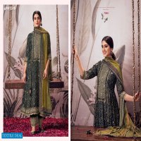 Jay Vijay Rangde Wholesale Pure Moga Silk Jacquard With Work Salwar Suits