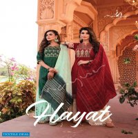 MAYUR HAYAT VOL 2 READYMADE KURTI WITH SHARARA & DUPATTA SET