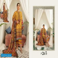 Johra Nysa Embroidery Digital Printed Peach Slub Leather With Digital Printed Wool Shawl