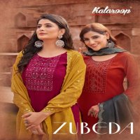 Kalaroop Zubeda Wholesale Full Stitch Kurti And Pant With Dupatta