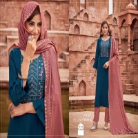 Kalaroop Zubeda Wholesale Full Stitch Kurti And Pant With Dupatta