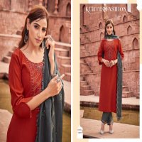 Kalaroop Zubeda Wholesale Full Stitch Kurti And Pant With Dupatta