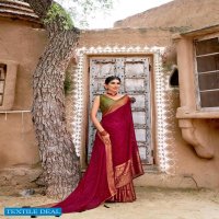 NAMRATA BY KASHVI CREATION CHIFFON BRASSO DESIGNER SAREES