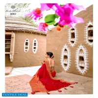 NAMRATA BY KASHVI CREATION CHIFFON BRASSO DESIGNER SAREES