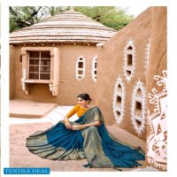 NAMRATA BY KASHVI CREATION CHIFFON BRASSO DESIGNER SAREES