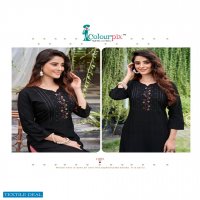 Colourpix Rolex Vol-1 Wholesale Viscose Reyon Long Kurtis