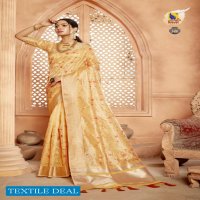 Ashika Juhi Embroidery Wholesale Fancy Tissue Saree With Work