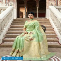 REVANTA BHAKTI KORA SILK WHOLESALE SAREE SUPPLY