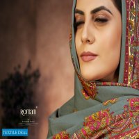 Romani Kashmiri Kaani Wholesale Pashmina Spun With Swarovsky Work Dress Material